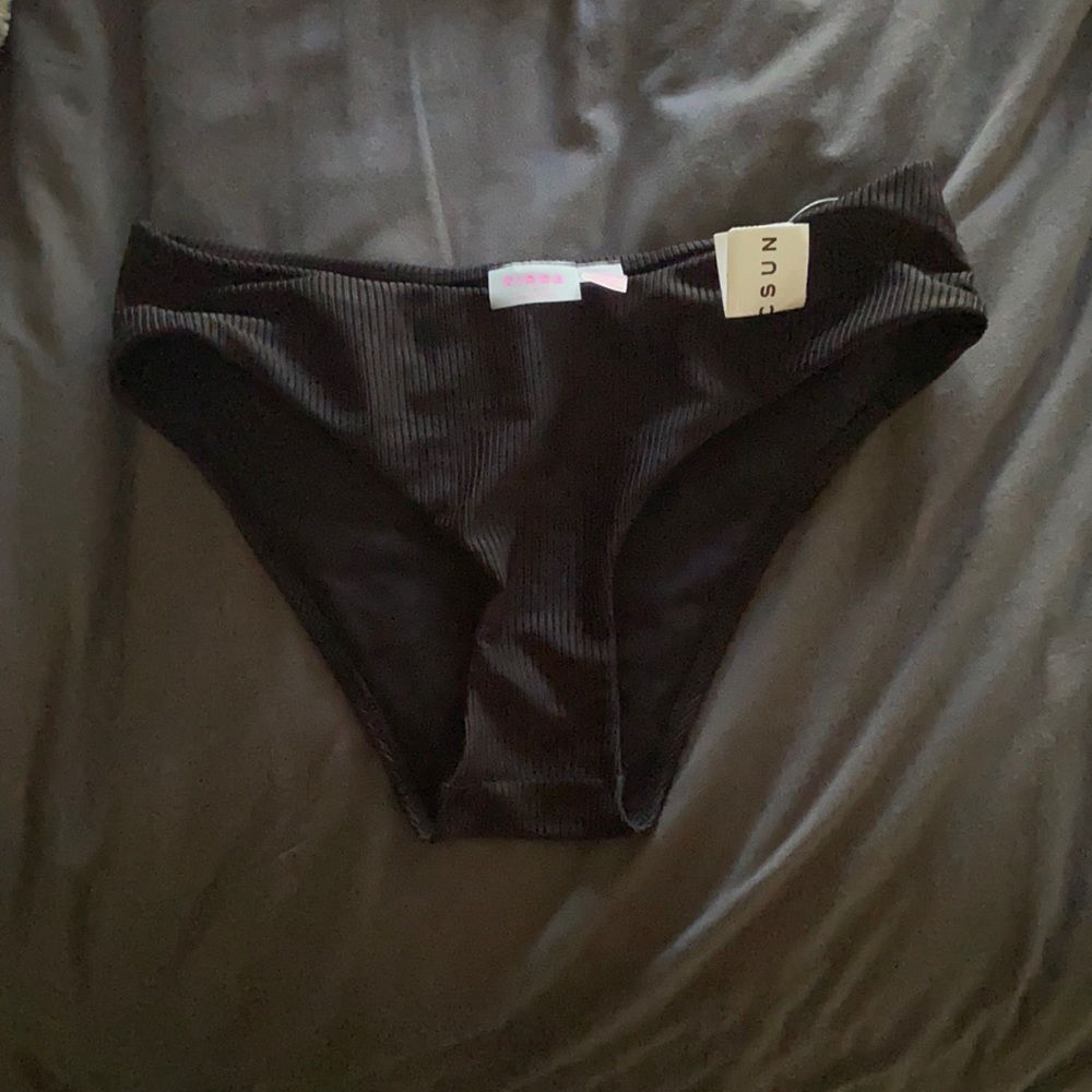 NWT hi rise PacSun black bikini bottom